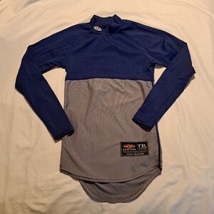 Easton boys Youth XL athletic wear top blue & gray performance gear